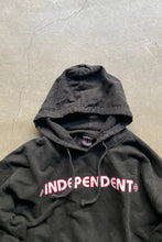 画像をギャラリービューアに読み込む, Y2K EARLY 00&#39;S BACK LOGO PRINT SWEAT HOODIE / BLACK [SIZE: L USED]
