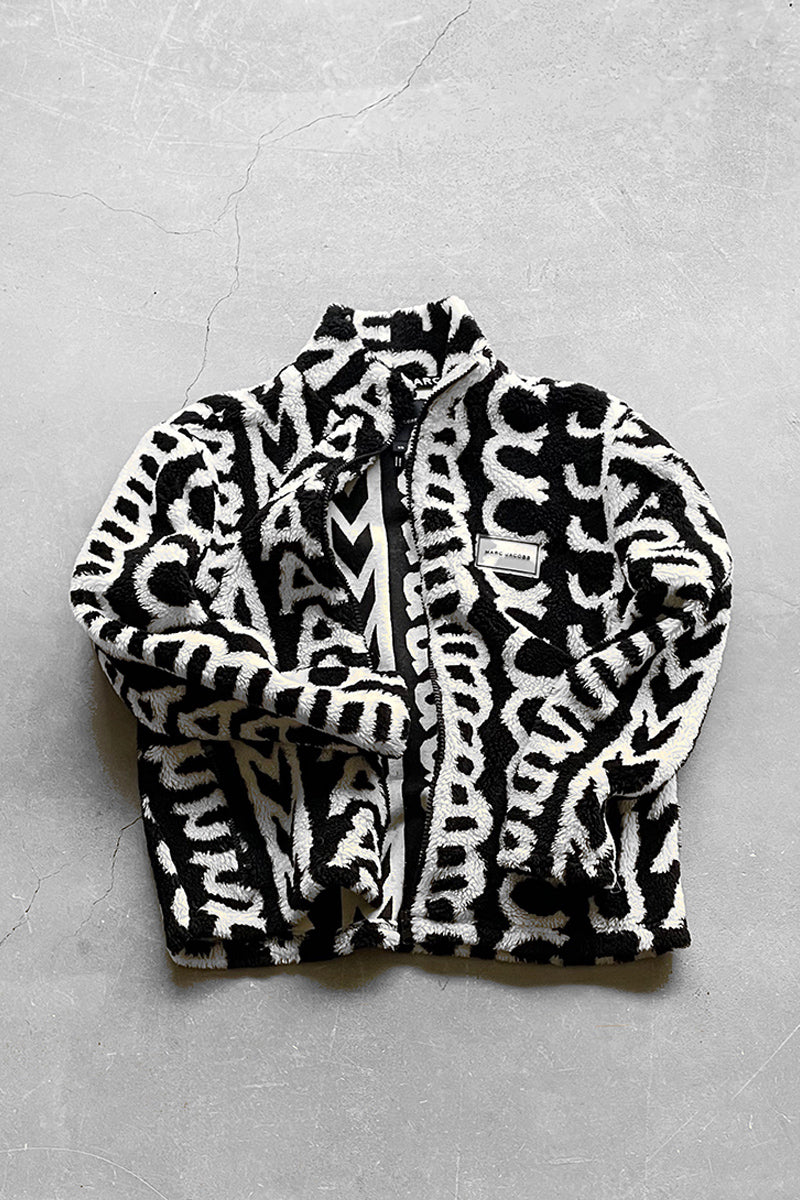 21'S MONOGRAM FLEECE JACKET/ PATTERN [SIZE: XS USED]