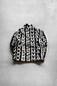 21'S MONOGRAM FLEECE JACKET/ PATTERN [SIZE: XS USED]