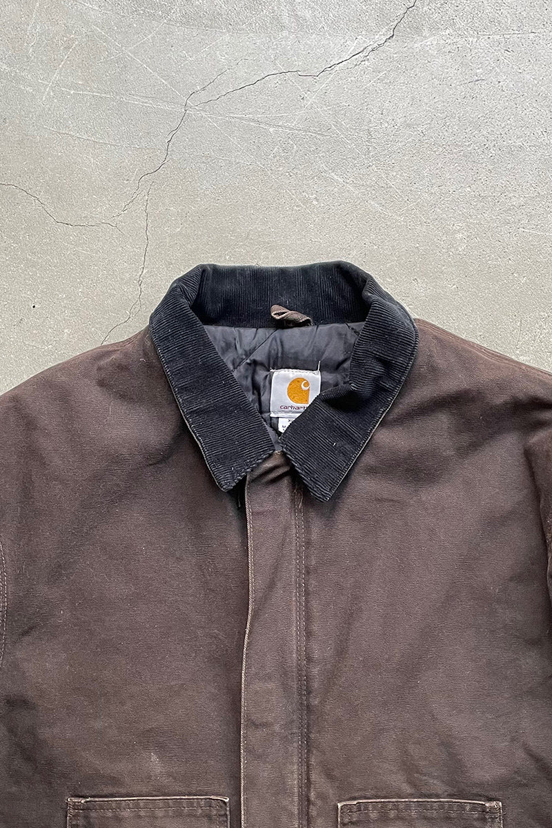 MADE IN MEXICO 14'S DUCK TRADITIONAL JACKET / BROWN [SIZE: XL USED]