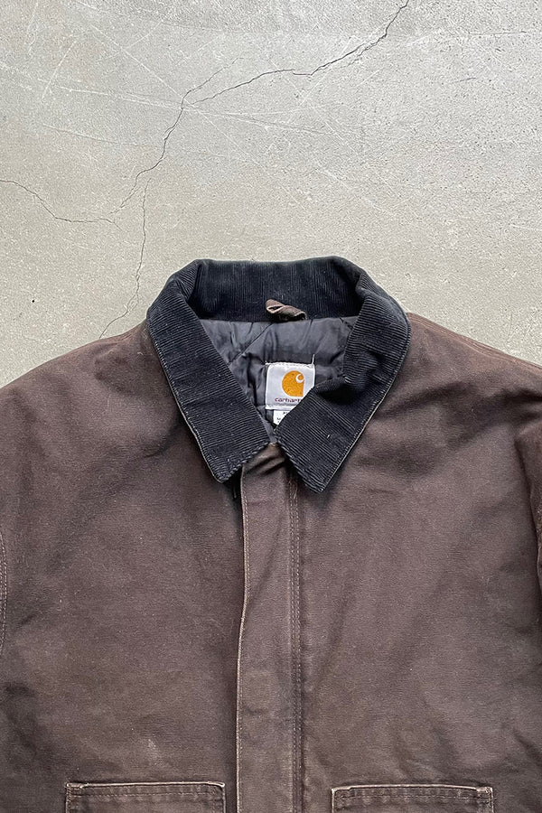MADE IN MEXICO 14'S DUCK TRADITIONAL JACKET / BROWN [SIZE: XL USED]