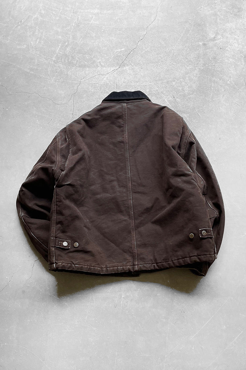 MADE IN MEXICO 14'S DUCK TRADITIONAL JACKET / BROWN [SIZE: XL USED]