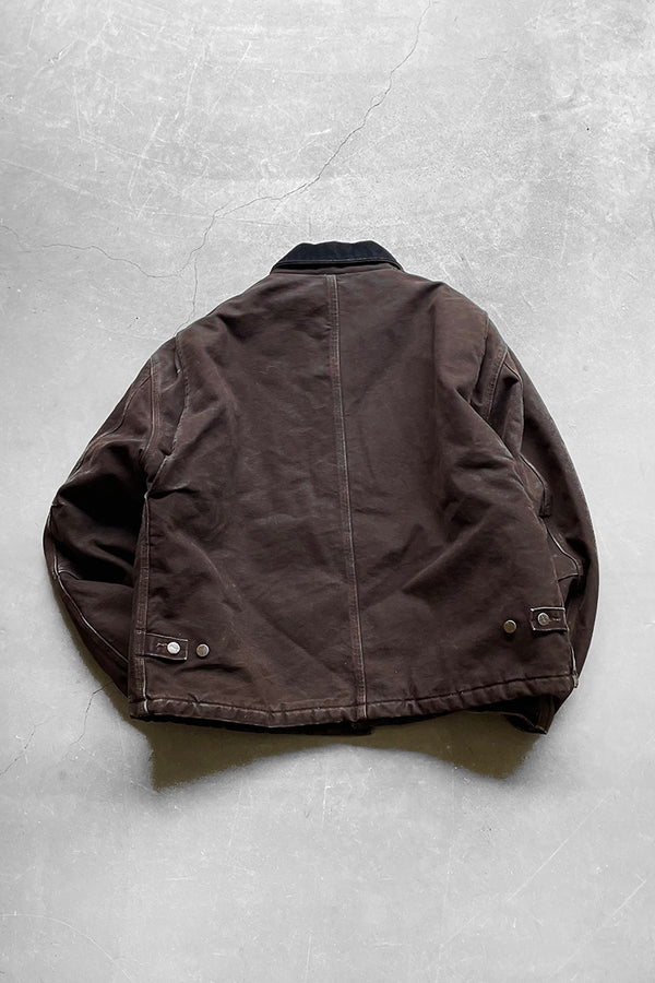 MADE IN MEXICO 14'S DUCK TRADITIONAL JACKET / BROWN [SIZE: XL USED]