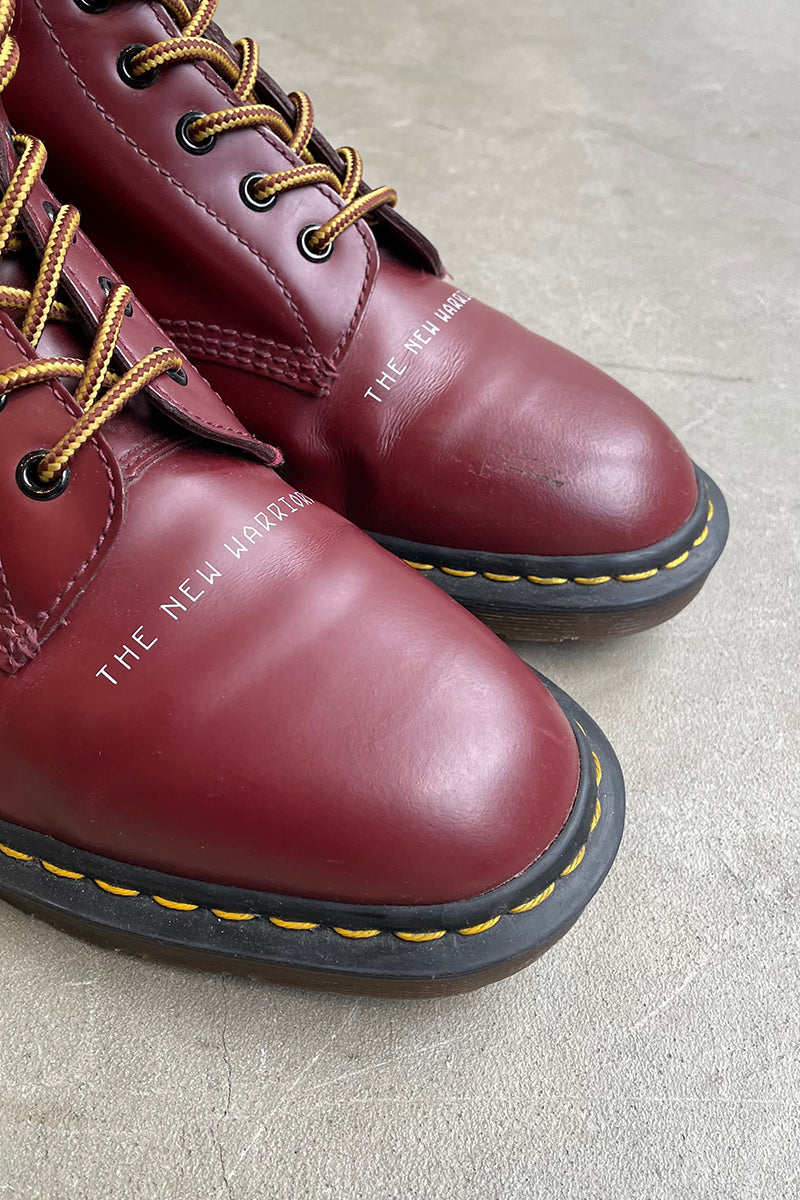 MADE IN ENGLAND 8-HOLE LEATHER BOOTS / BURGUNDY [SIZE US10.0 (28.0cm equivalent) USED]