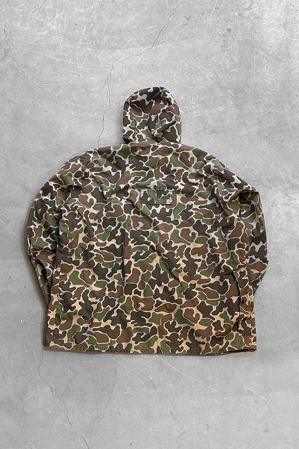 MADE IN USA 80'S DUCK HUNTER CAMO HUNTING JACKET / CAMO [SIZE: L USED]