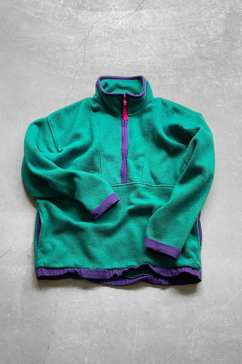 90'S FLEECE JACKET/ GREEN [SIZE: M USED]