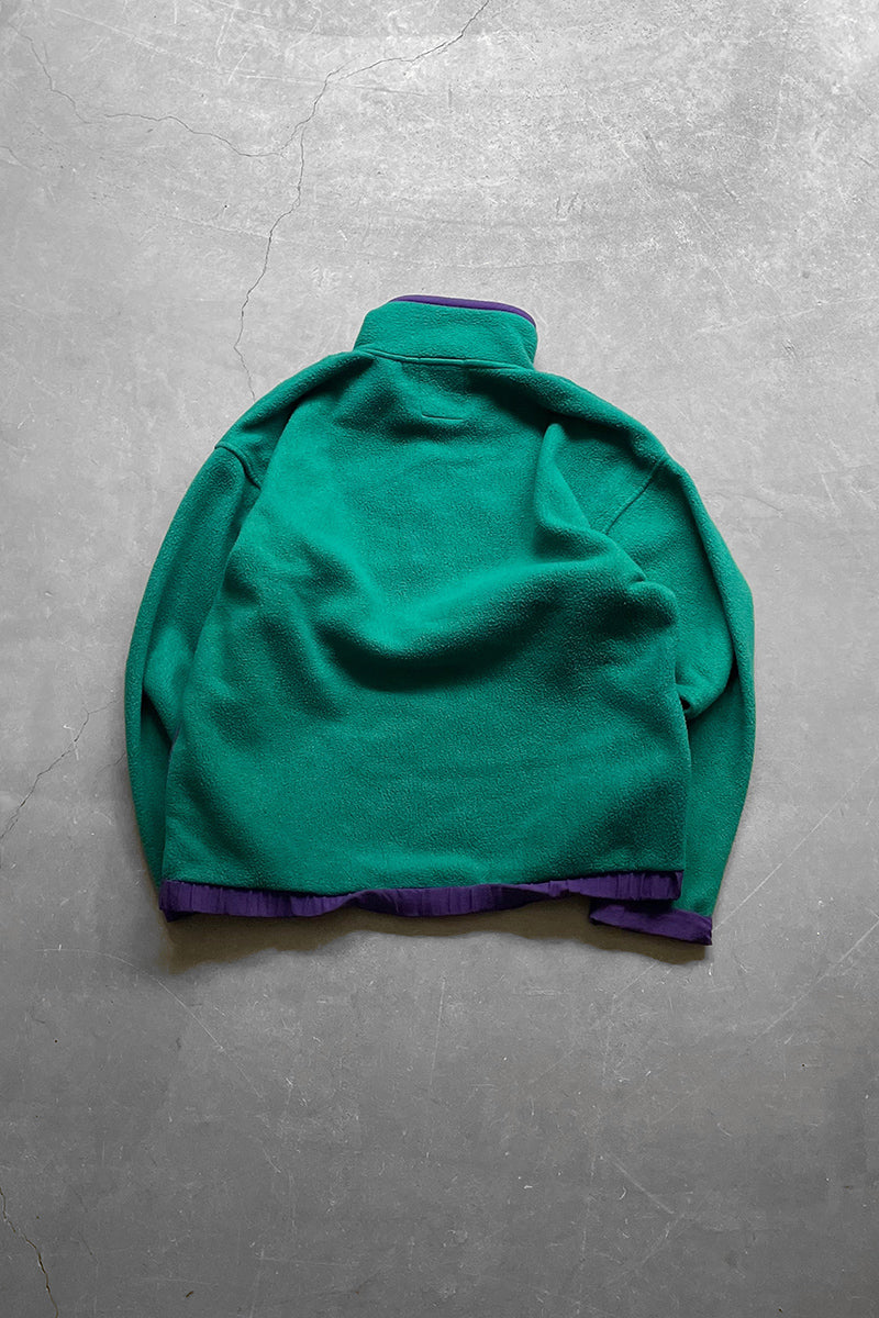 90'S FLEECE JACKET/ GREEN [SIZE: M USED]