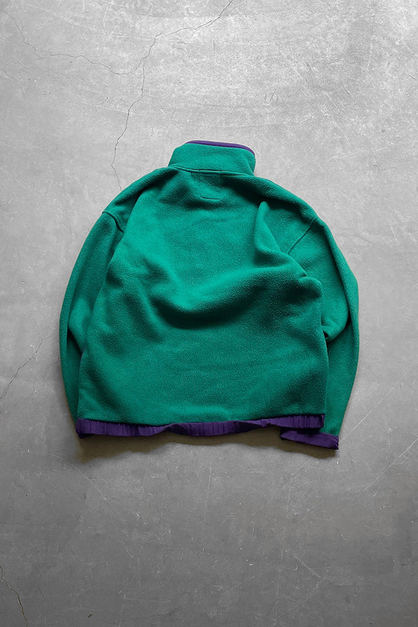 90'S FLEECE JACKET/ GREEN [SIZE: M USED]