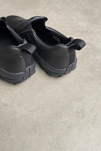LEATHER SLIPON SNEAKERS / BLACK [SIZE: US9.0 (27.0cm相当) USED]