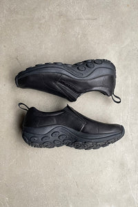 LEATHER SLIPON SNEAKERS / BLACK [SIZE: US9.0 (27.0cm相当) USED]