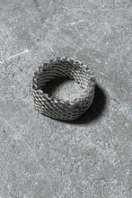 画像をギャラリービューアに読み込む, 925 SILVER MESH RING / SILVER [SIZE: 20号相当 USED]
