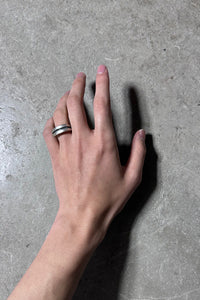 925 SILVER RING / SILVER [SIZE: 12号相当 USED]