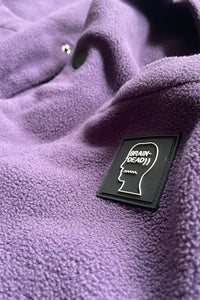 POLAR FLEECE CLIMBER SHIRT / PURPLE [SIZE: M USED]