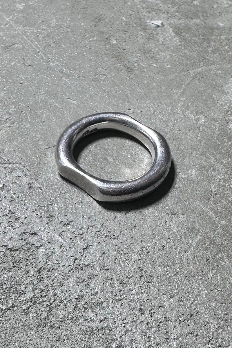925 SILVER RING / SILVER [SIZE: 12号相当 USED]