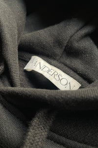 MADE IN PORTUGAL 19AW EMBROIDERY SWEAT HOODIE / BLACK [SIZE: S USED]