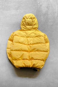 90'S DOWN JACKET / YELLOW [SIZE: M USED]