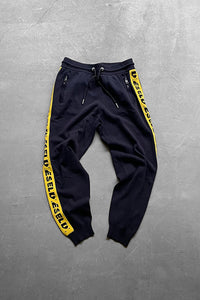 TRACK PANTS / BLACK [SIZE: S USED]