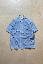 画像をギャラリービューアに読み込む, 90&#39;S S/S DENIM SHIRT / INDIGO [SIZE: M USED]
