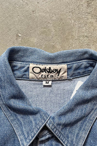 90'S S/S DENIM SHIRT / INDIGO [SIZE: M USED]