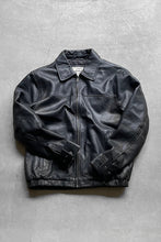 画像をギャラリービューアに読み込む, NEW ZEALAND LAMB ZIP LEATHER JACKET/ BLACK [SIZE: S USED]
