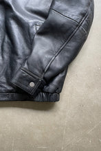 画像をギャラリービューアに読み込む, NEW ZEALAND LAMB ZIP LEATHER JACKET/ BLACK [SIZE: S USED]
