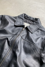 画像をギャラリービューアに読み込む, NEW ZEALAND LAMB ZIP LEATHER JACKET/ BLACK [SIZE: S USED]
