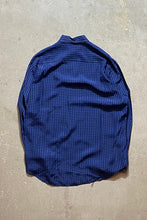 画像をギャラリービューアに読み込む, 90&#39;S L/S SHADOW GINGHAM CHECK SHIRT / BLACK [SIZE: S USED]
