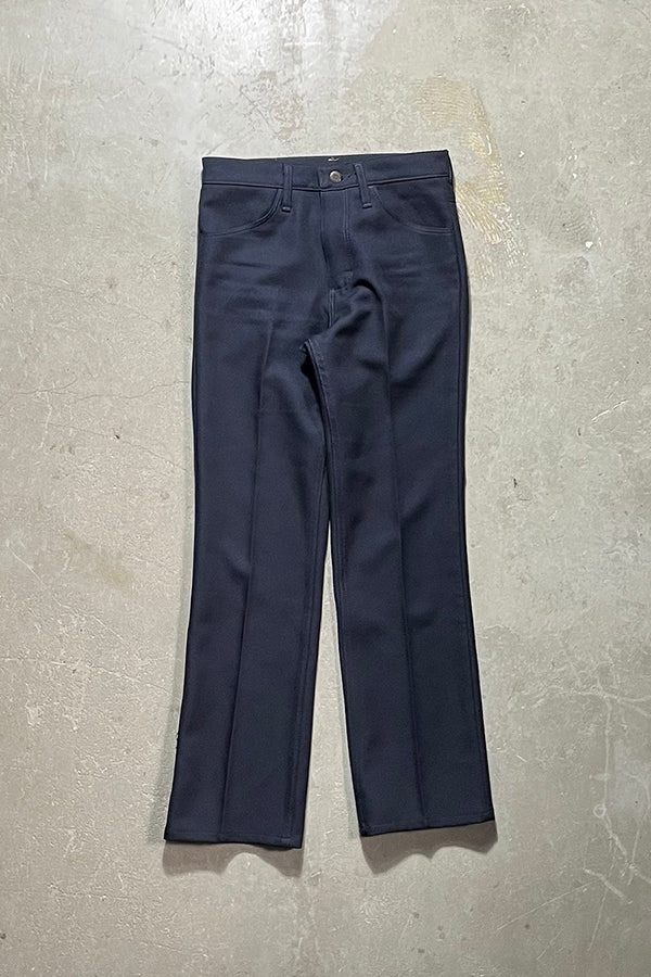 MADE IN MEXICO 90'S WRANCHER DRESS PANTS / BLACK [SIZE: W29 USED]