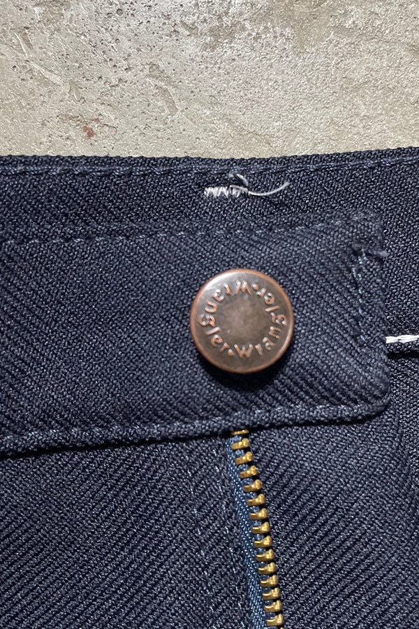 MADE IN MEXICO 90'S WRANCHER DRESS PANTS / BLACK [SIZE: W29 USED]