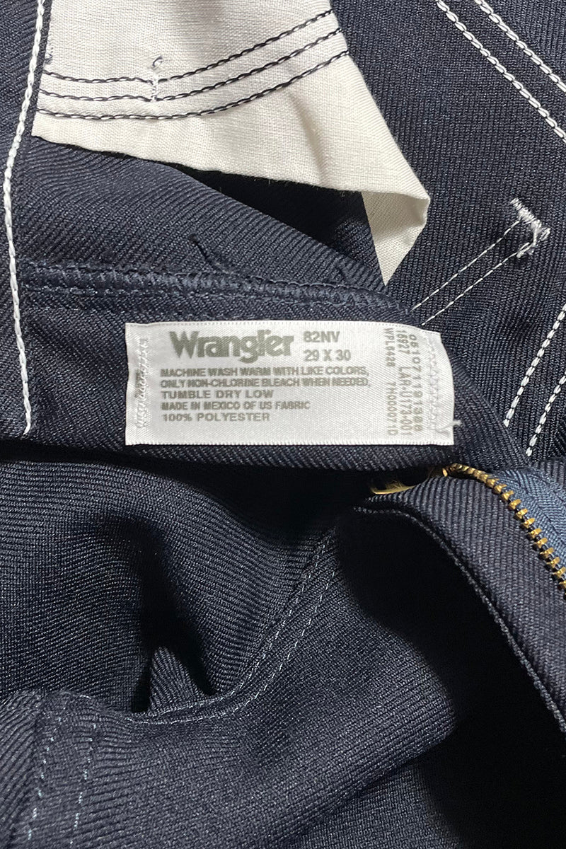 MADE IN MEXICO 90'S WRANCHER DRESS PANTS / BLACK [SIZE: W29 USED]