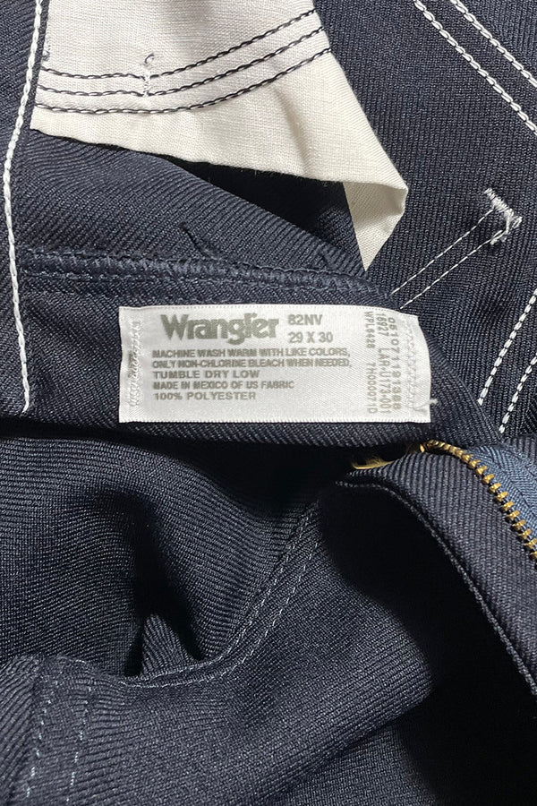 MADE IN MEXICO 90'S WRANCHER DRESS PANTS / BLACK [SIZE: W29 USED]