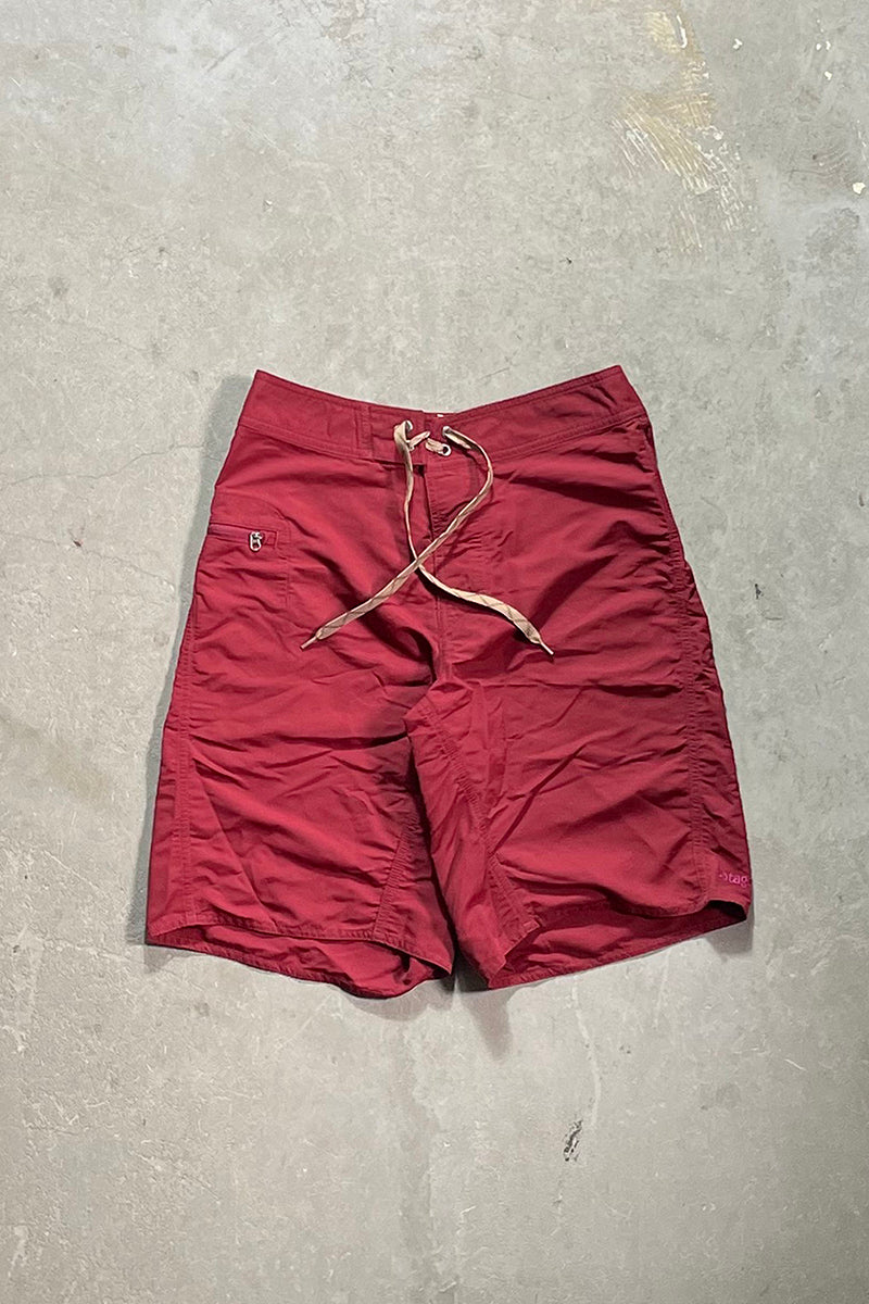 SWIM SHORTS / RED [SIZE: 28 USED]