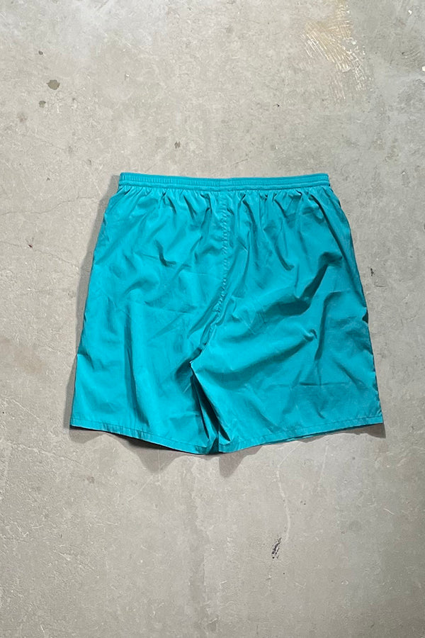 NYLON SWIM SHORTS / TURQUOISE [SIZE: M USED]
