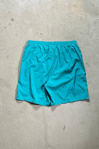 NYLON SWIM SHORTS / TURQUOISE [SIZE: M USED]