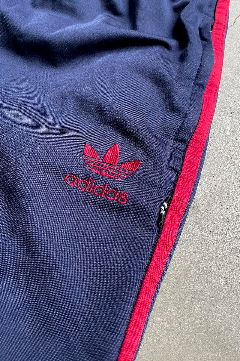 80'S LINE TRACK PANTS / NAVY [SIZE: S USED]