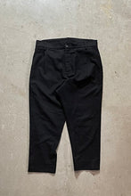 画像をギャラリービューアに読み込む, WOOL TUCK SLACKS PANTS / BLACK [SIZE: 1 USED]
