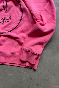 STETCH MASCOT CREWNECK SWEATSHIRT / PINK [SIZE: S USED]