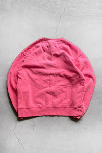 STETCH MASCOT CREWNECK SWEATSHIRT / PINK [SIZE: S USED]