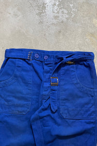 EURO WORK PANTS W/BELT / BLUE [SIZE: 50 USED]