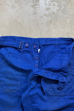 画像をギャラリービューアに読み込む, EURO WORK PANTS W/BELT / BLUE [SIZE: 50 USED]
