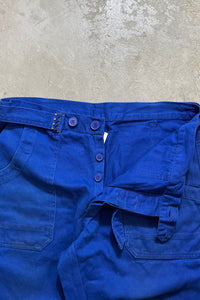 EURO WORK PANTS W/BELT / BLUE [SIZE: 50 USED]