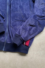 画像をギャラリービューアに読み込む, 90&#39;S VELOUR TRACK JACKET / NAVY [SIZE: L USED]
