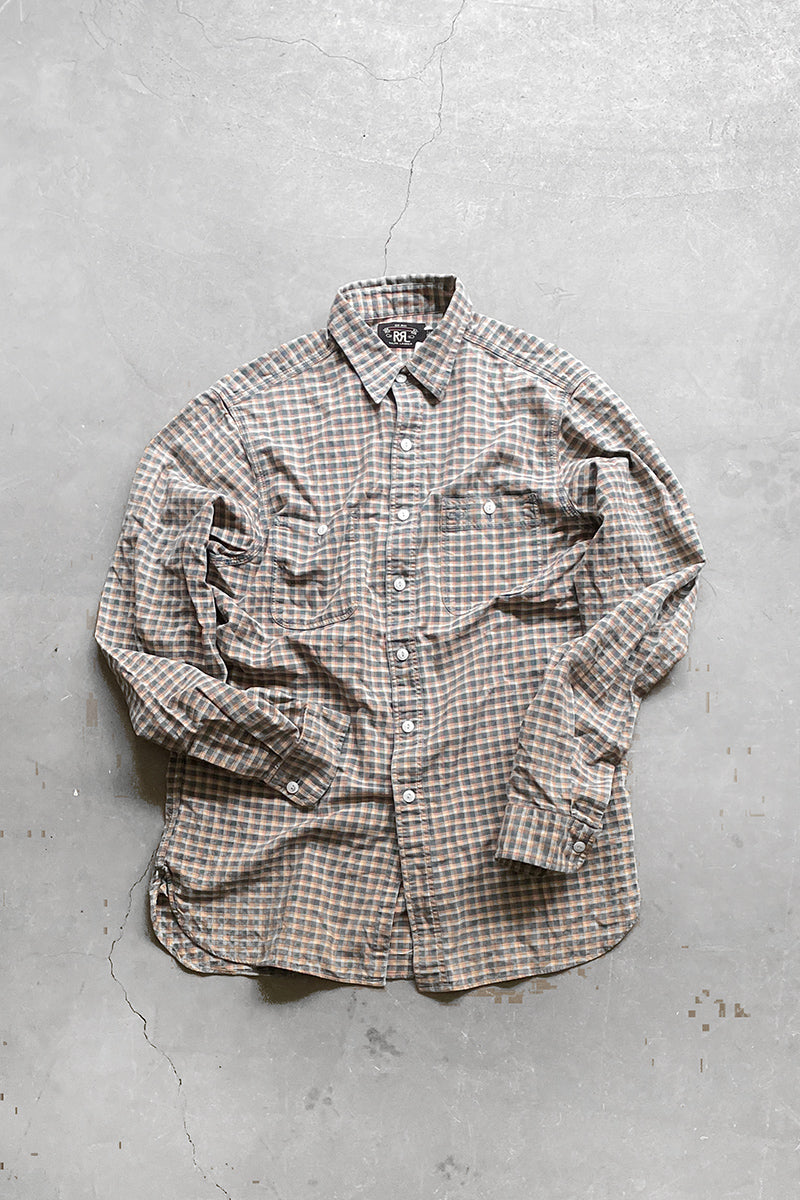 L/S CHECK SHIRT / CHECK [SIZE: M USED]