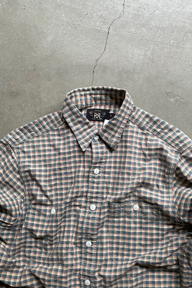 L/S CHECK SHIRT / CHECK [SIZE: M USED]
