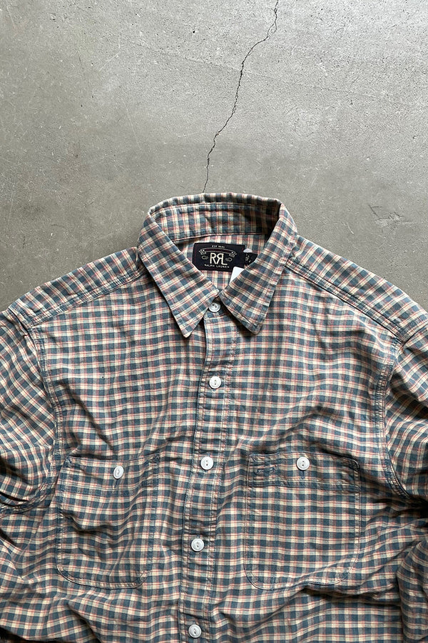 L/S CHECK SHIRT / CHECK [SIZE: M USED]