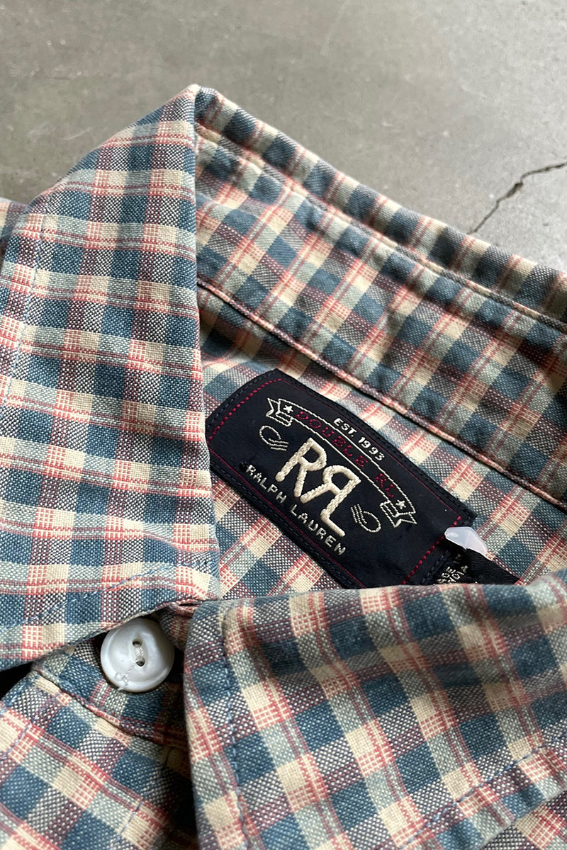 L/S CHECK SHIRT / CHECK [SIZE: M USED]