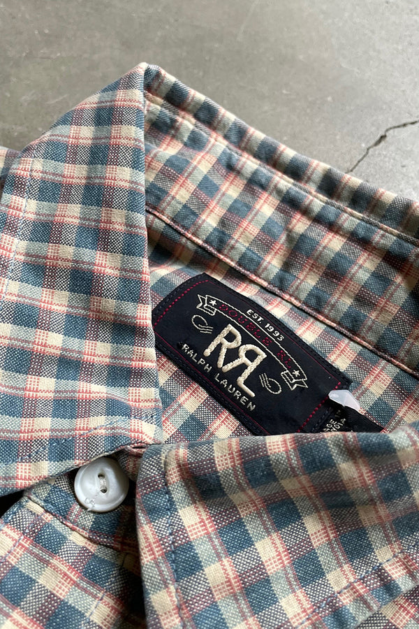 L/S CHECK SHIRT / CHECK [SIZE: M USED]