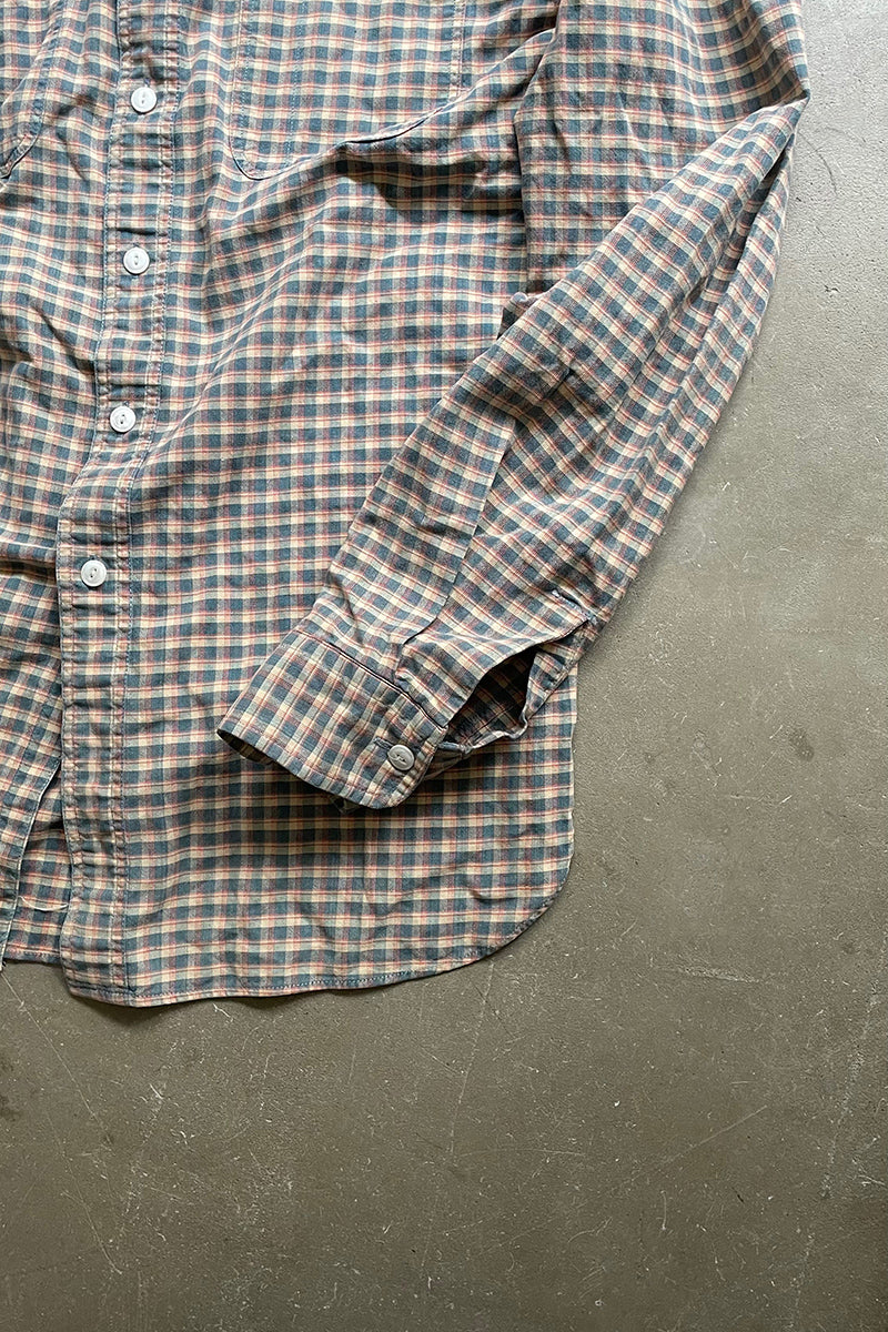 L/S CHECK SHIRT / CHECK [SIZE: M USED]