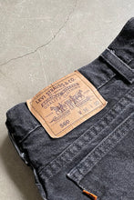 画像をギャラリービューアに読み込む, MADE IN USA 93&#39;S 560 DENIM SHORT PANTS SULFUR BLACK / BLACK [SIZE: 36 USED]
