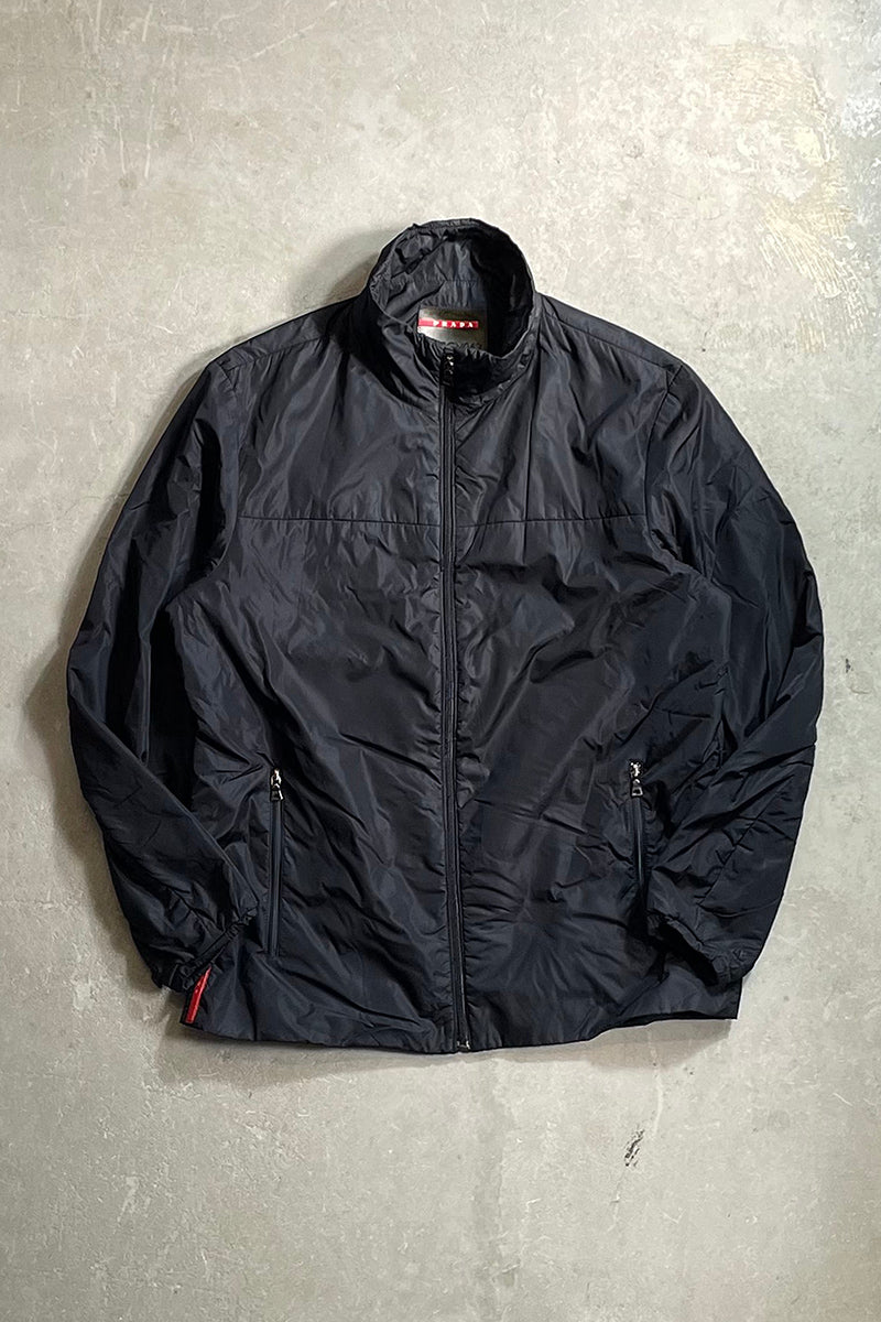 MADE IN ITALY 90'S NYLON PUFF JACKET / BLACK [SIZE: M USED]